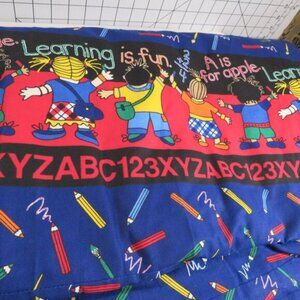 Window Curtains or Lots of Fabric 10 yards Classroom School Themed or Child Room